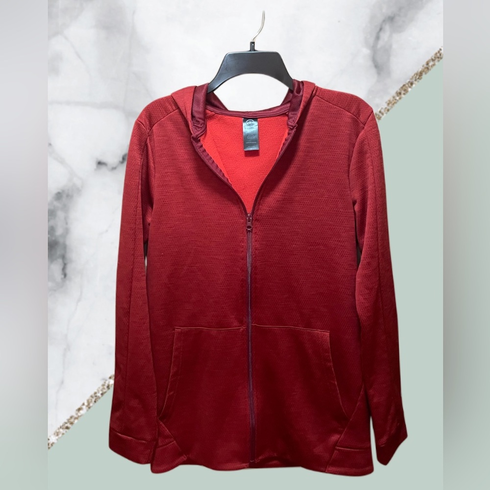 24. jacket dark red like new never used $8